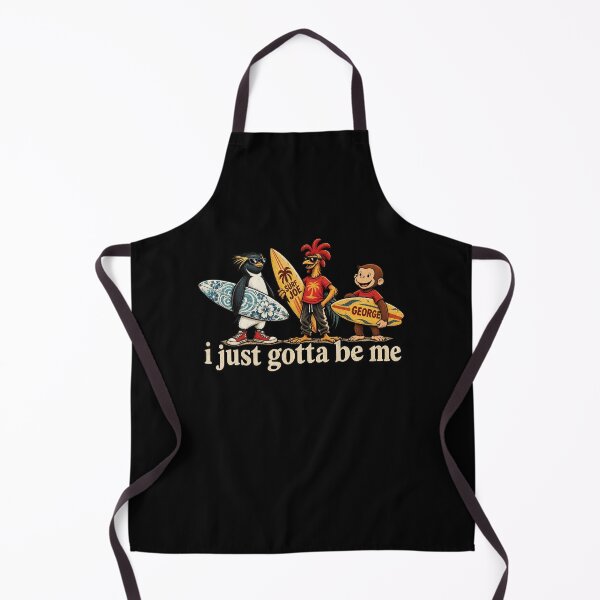 Item preview, I Just Gotta Be Me Cool Surfing Animals Summer Vintage Design designed and sold by RamonaTeal.