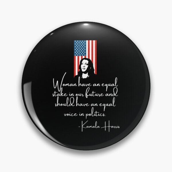 Item preview, Kamala Harris Equal Stake Quote US Flag Art designed and sold by idungmampet.