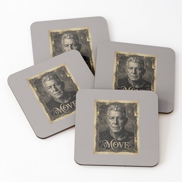 Item preview, Bourdain Move Style Portrait Tee-92 designed and sold by ReannaSchoe.