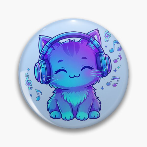 Item preview, Chill Lo-Fi Cat Vibing With Headphones designed and sold by Avenuse style.
