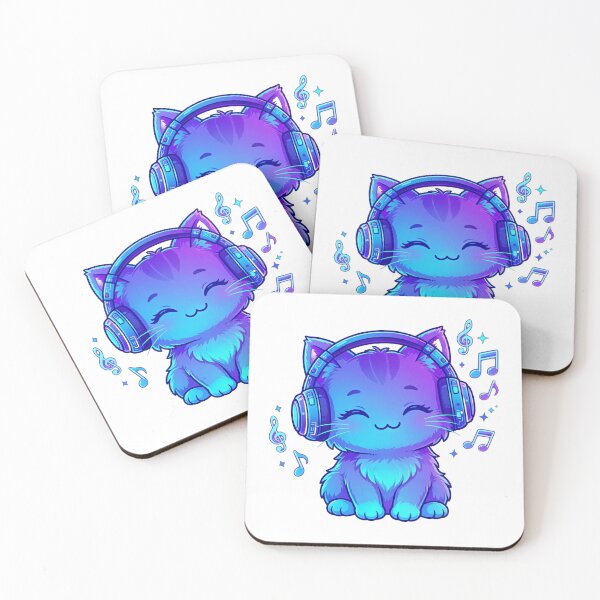 Item preview, Chill Lo-Fi Cat Vibing With Headphones designed and sold by Avenuse style.