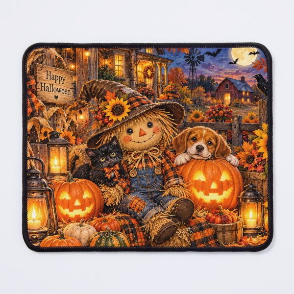 Item preview, Cute Halloween Scarecrow – Cozy Autumn Harvest designed and sold by DesignsbyVelvet.