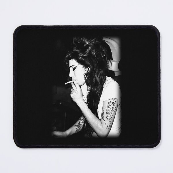 Item preview, Amy Winehouse Smoking Retro Silhouette Portrait Art designed and sold by idungmampet.