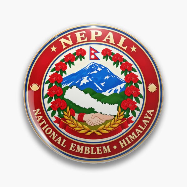 Item preview, Nepal National Emblem Himalaya Nepalese Patriot Heritage Traveler designed and sold by Simsimah26Parks.