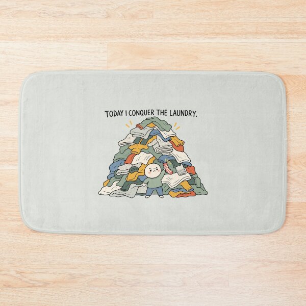 Item preview, Today I Conquer the Laundry | Funny Laundry Humor designed and sold by MrDev.