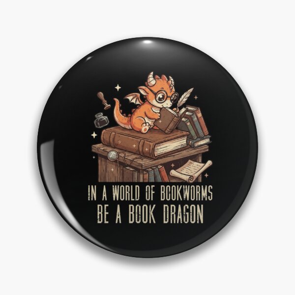 Item preview, In A World Of Bookworms Be A Book Dragon Library Reader Design designed and sold by Ostericaimusa.