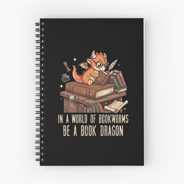 Item preview, In A World Of Bookworms Be A Book Dragon Library Reader Design designed and sold by Ostericaimusa.