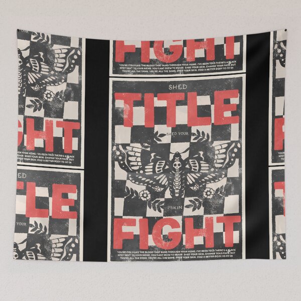 Item preview, Post-Hardcore Band Butterfly Checkered Pattern designed and sold by GloriaWaters.