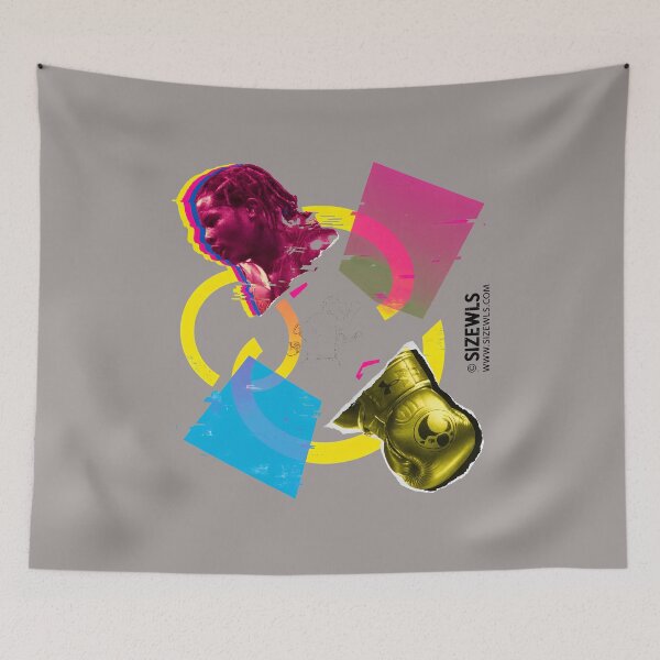 Item preview, Boxer Glitch Art T-Shirt Fighter Portrait-75 designed and sold by ReannaSchoe.
