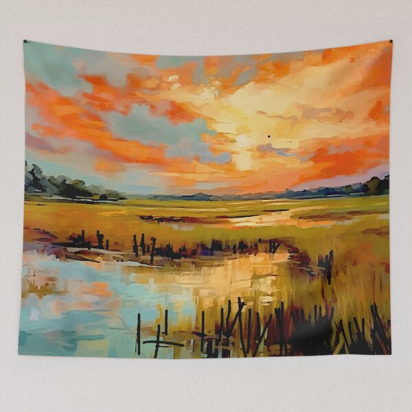 Item preview, Wetlands Landscape designed and sold by ViaARTfactory.
