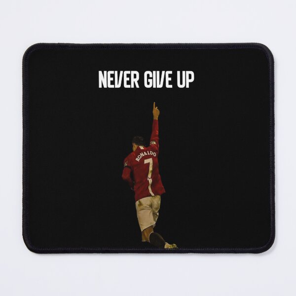 Item preview, Never Give Up Inspiring Motivational and Inspirational Gym Quotes Fitness Motivation Cristiano Ronaldo Celebration Portrait Famous Quotes designed and sold by Matt_Smith.