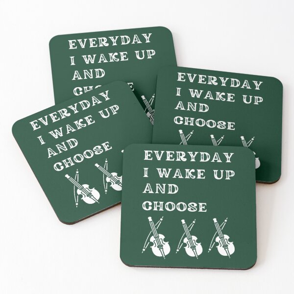 Item preview, Everyday i Wake up and Choose Violins Active  designed and sold by PoppyIslandShop.