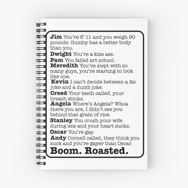 Item preview, The Office Boom Roasted designed and sold by colormemaroon.