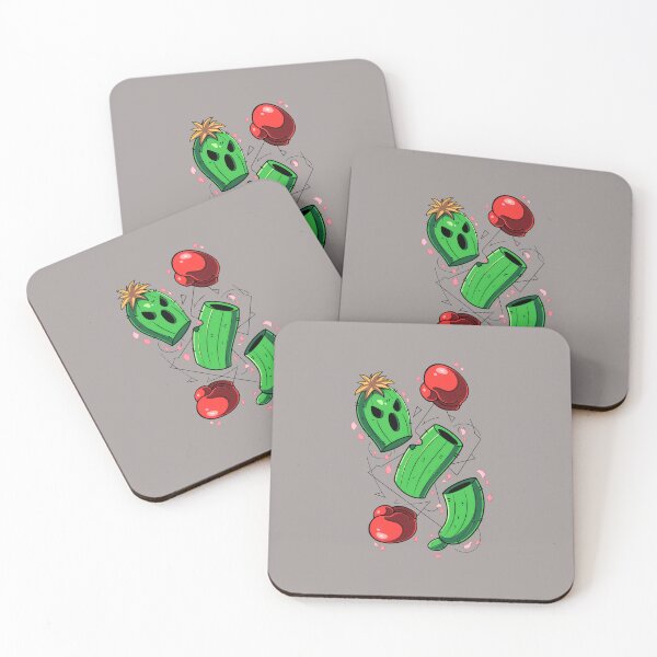 Item preview, Boxing Cactus Punch Sticker Punch-62 designed and sold by ReannaSchoe.