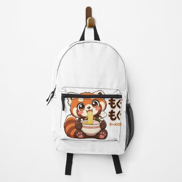 Item preview, Kawaii Red Panda Eating Ramen designed and sold by Animepopstudio.