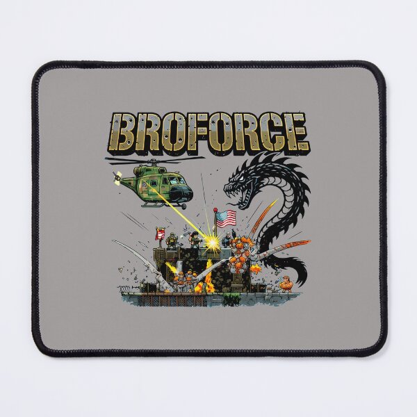 Item preview, Broforce Pixel Art Combat Scene T-Shirt-48 designed and sold by LeoneGrady.