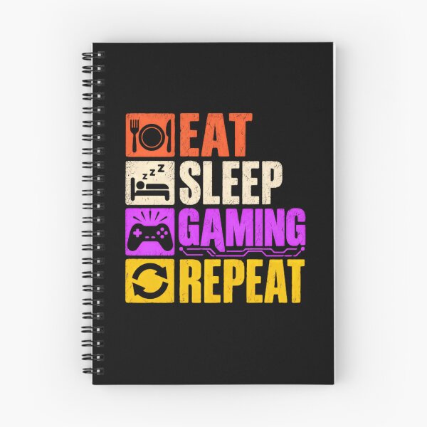 Item preview, Eat Sleep Gaming Repeat Gamer Video Game Player Gaming Lifestyle designed and sold by SkeletonsDanger.