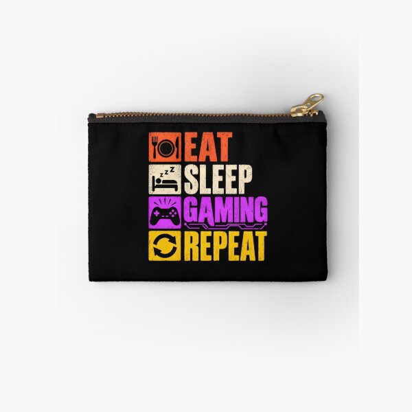 Item preview, Eat Sleep Gaming Repeat Gamer Video Game Player Gaming Lifestyle designed and sold by SkeletonsDanger.
