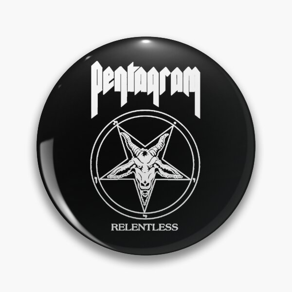 Item preview, Doom Metal Band Goat Pentagram Symbol designed and sold by GloriaWaters.