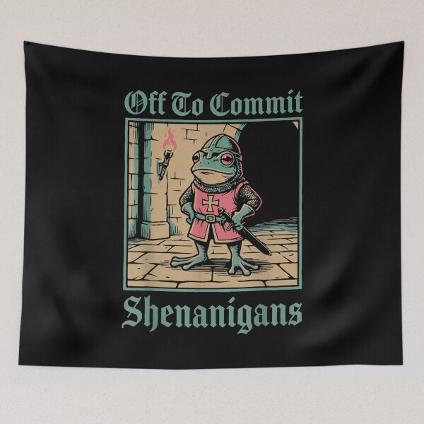 Item preview, Off to Commit Shenanigans Froga designed and sold by SaboCollita.