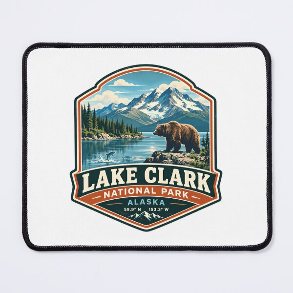 Item preview, Lake Clark National Park Alaska Wildlife Bear Nature Travel Souvenir designed and sold by Star3NowForMe.