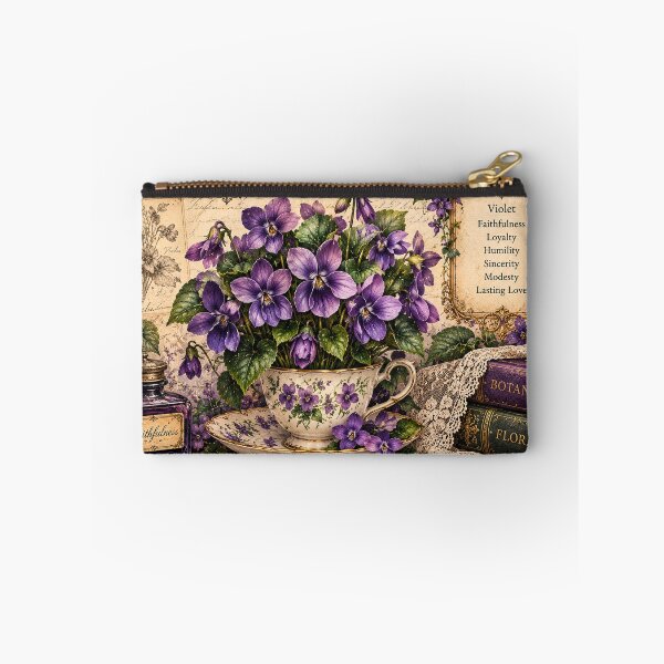 Item preview, Victorian Violet – Language of Flowers Vintage Botanical Art designed and sold by DesignsbyVelvet.