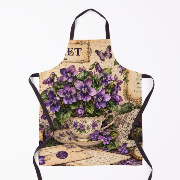 Item preview, Victorian Violet – Language of Flowers Vintage Botanical Art designed and sold by DesignsbyVelvet.