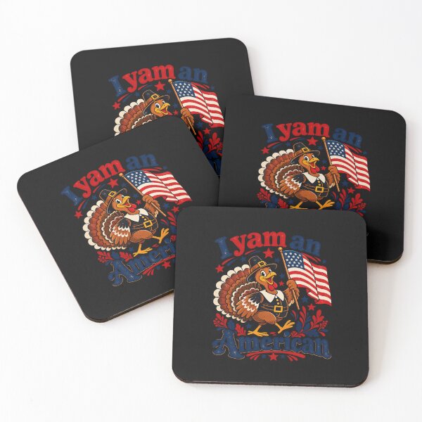 Item preview, I Yam An American Retro Patriotic Thanksgiving Turkey Design designed and sold by AnimeSH9.