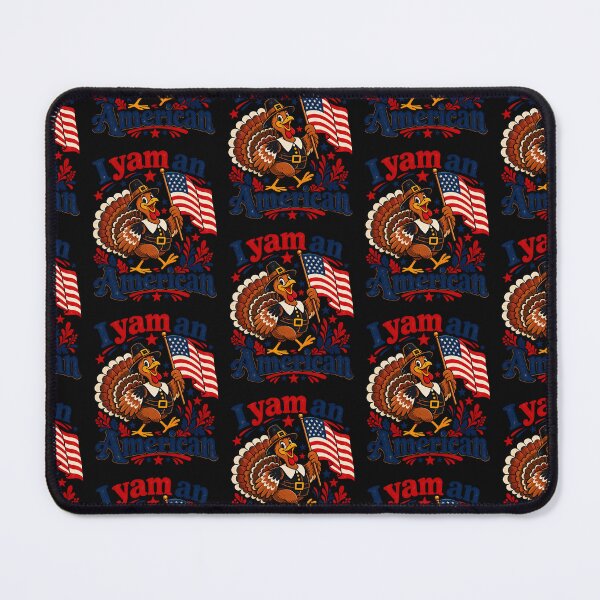 Item preview, I Yam An American Retro Patriotic Thanksgiving Turkey Design designed and sold by AnimeSH9.
