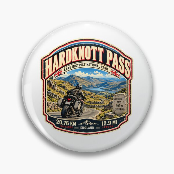 Item preview, Hardknott Pass Lake District National Park Motorcycling Adventure England designed and sold by Star3NowForMe.
