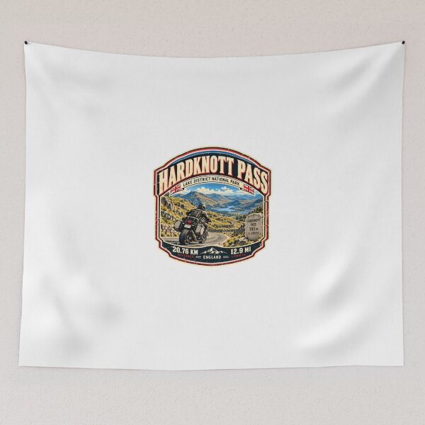 Item preview, Hardknott Pass Lake District National Park Motorcycling Adventure England designed and sold by Star3NowForMe.