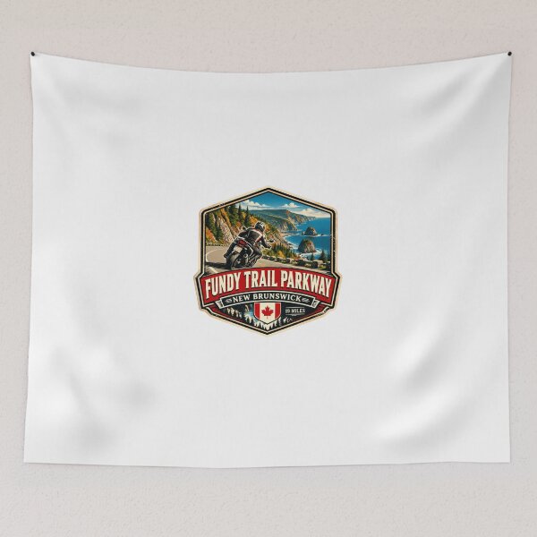 Item preview, Fundy Trail Parkway New Brunswick 19 Miles Motorcycle Rider Travel designed and sold by Star3NowForMe.