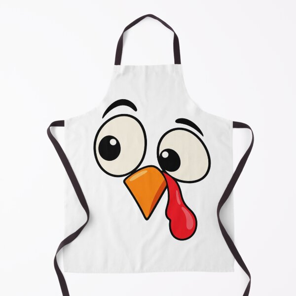 Item preview, Funny Wide Eyed Turkey Face for Thanksgiving designed and sold by skyartdesign.