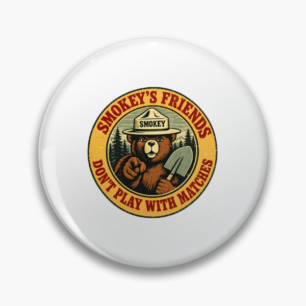Item preview, Smokey's Friends Don't Play With Matches Fire Prevention Wildfire Safety Forest Service National Park designed and sold by HumansStuck12.