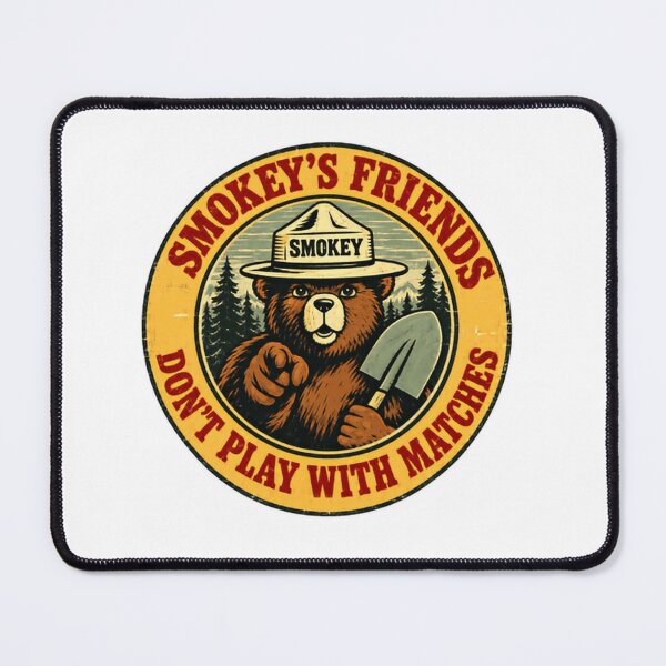 Item preview, Smokey's Friends Don't Play With Matches Fire Prevention Wildfire Safety Forest Service National Park designed and sold by HumansStuck12.