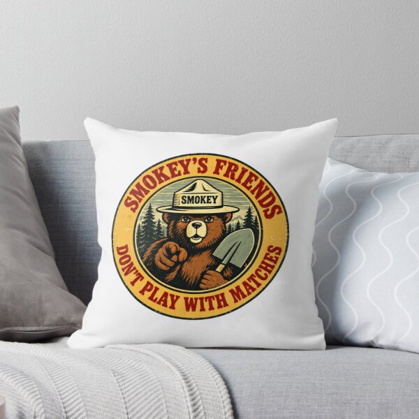 Item preview, Smokey's Friends Don't Play With Matches Fire Prevention Wildfire Safety Forest Service National Park designed and sold by HumansStuck12.