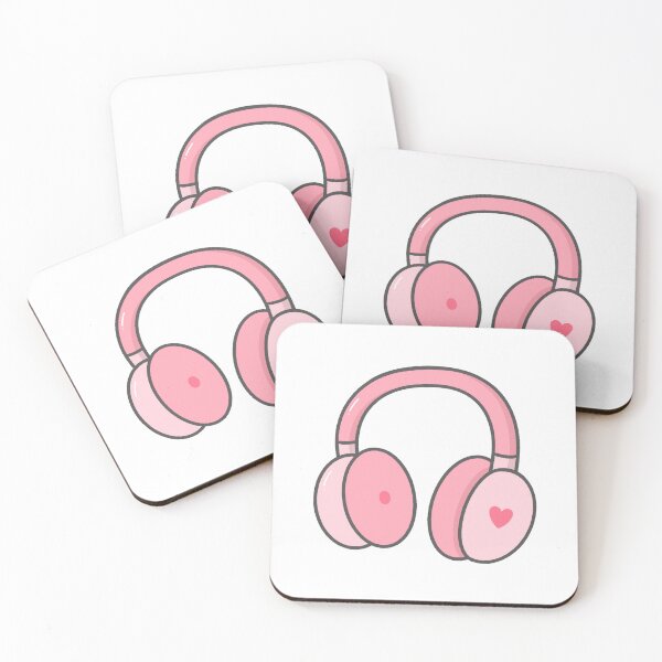 Item preview, Cute Headphones with Heart Detail designed and sold by nuchz.