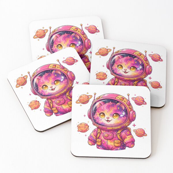 Item preview, Kawaii Astronaut Cat Galaxy Space Explorer designed and sold by Avenuse style.