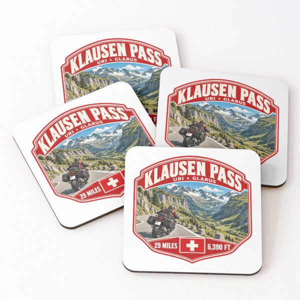 Item preview, Klausen Pass Uri Glarus Switzerland Motorcycle Mountain Rider designed and sold by Star3NowForMe.