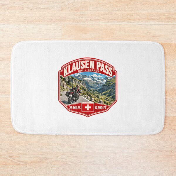 Item preview, Klausen Pass Uri Glarus Switzerland Motorcycle Mountain Rider designed and sold by Star3NowForMe.