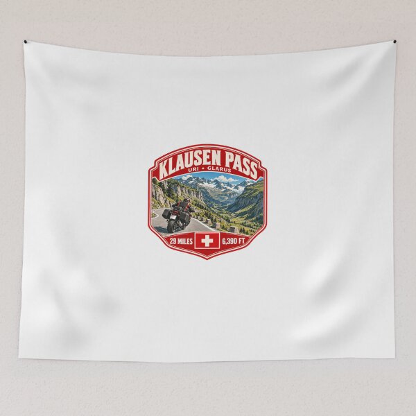 Item preview, Klausen Pass Uri Glarus Switzerland Motorcycle Mountain Rider designed and sold by Star3NowForMe.