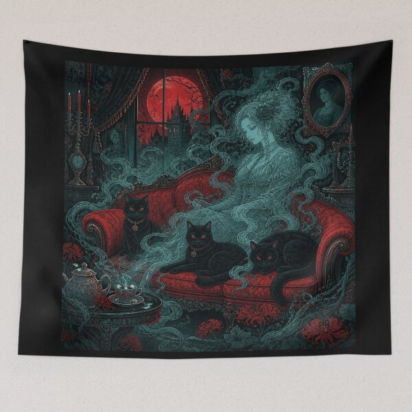 Item preview, We are Visited by the Spirit of Madame Marie designed and sold by Shelley Loewnau-Jones Studio.