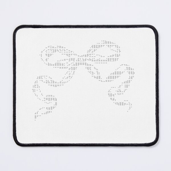 Item preview, Minimalist ASCII Art Bow Design designed and sold by haezed.