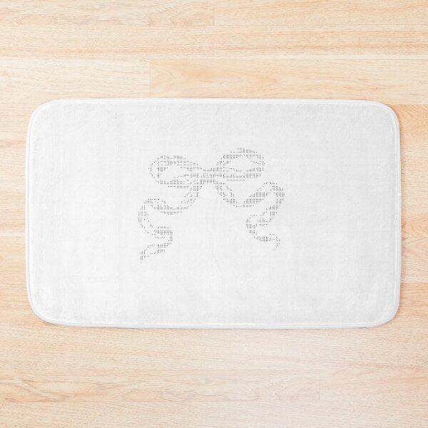 Item preview, Minimalist ASCII Art Bow Design designed and sold by haezed.