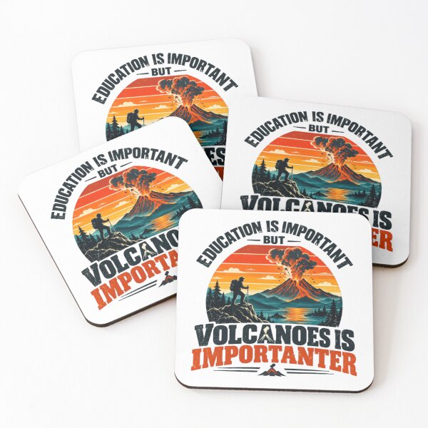 Item preview, Education Is Important But Volcanoes Is Importanter Geology Volcanologist Science Lover designed and sold by HumansStuck12.