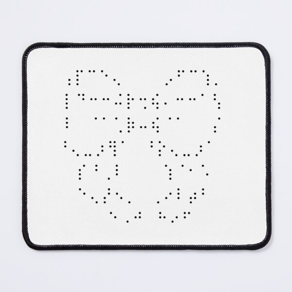 Item preview, Minimalist ASCII Art Bow Design designed and sold by haezed.