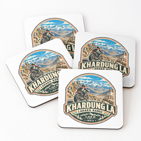Item preview, Khardung La Ladakh Range India Motorcycle Travel Adventure designed and sold by Star3NowForMe.