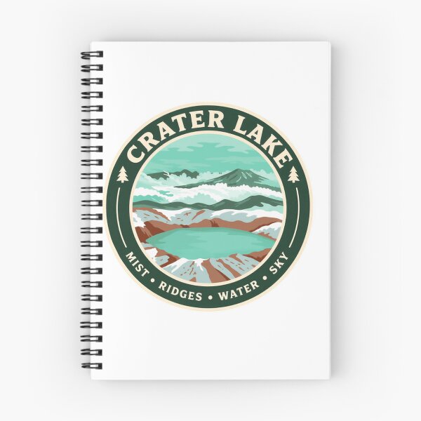Item preview, Crater Lake Mist Ridges Water Sky National Park Oregon Traveler Gift designed and sold by Simsimah26Parks.
