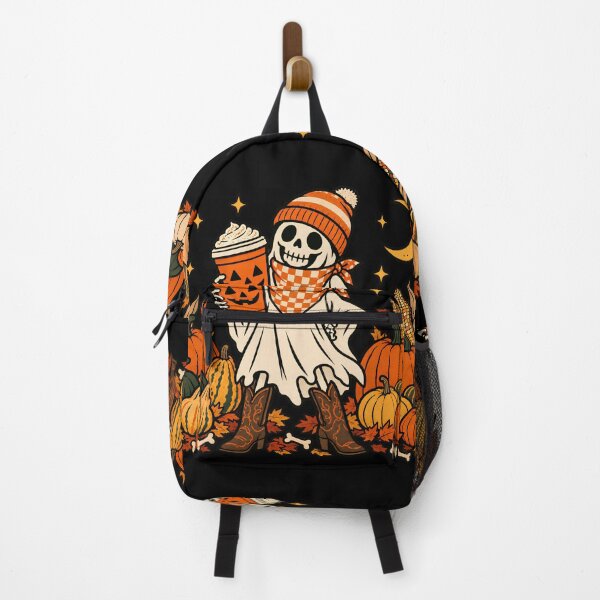 Item preview, Pumpkin Spice Skeleton with Cowboy Boots & Corn Harvest Fall Halloween Gift designed and sold by Zizo-DR44.