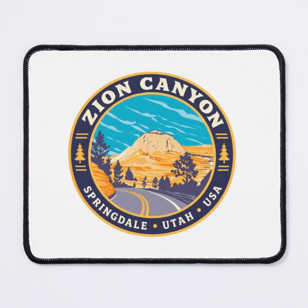 Item preview, Zion Canyon Springdale Utah USA National Park Traveler Souvenir designed and sold by Simsimah26Parks.